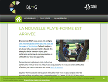 Tablet Screenshot of blogs.sgdf.fr
